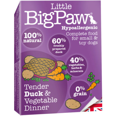 Little Big Paw Dog Tender Duck & Veg Dinner Dog Food Little Big Paw Dog Tender Duck & Veg Dinner Dog Food
